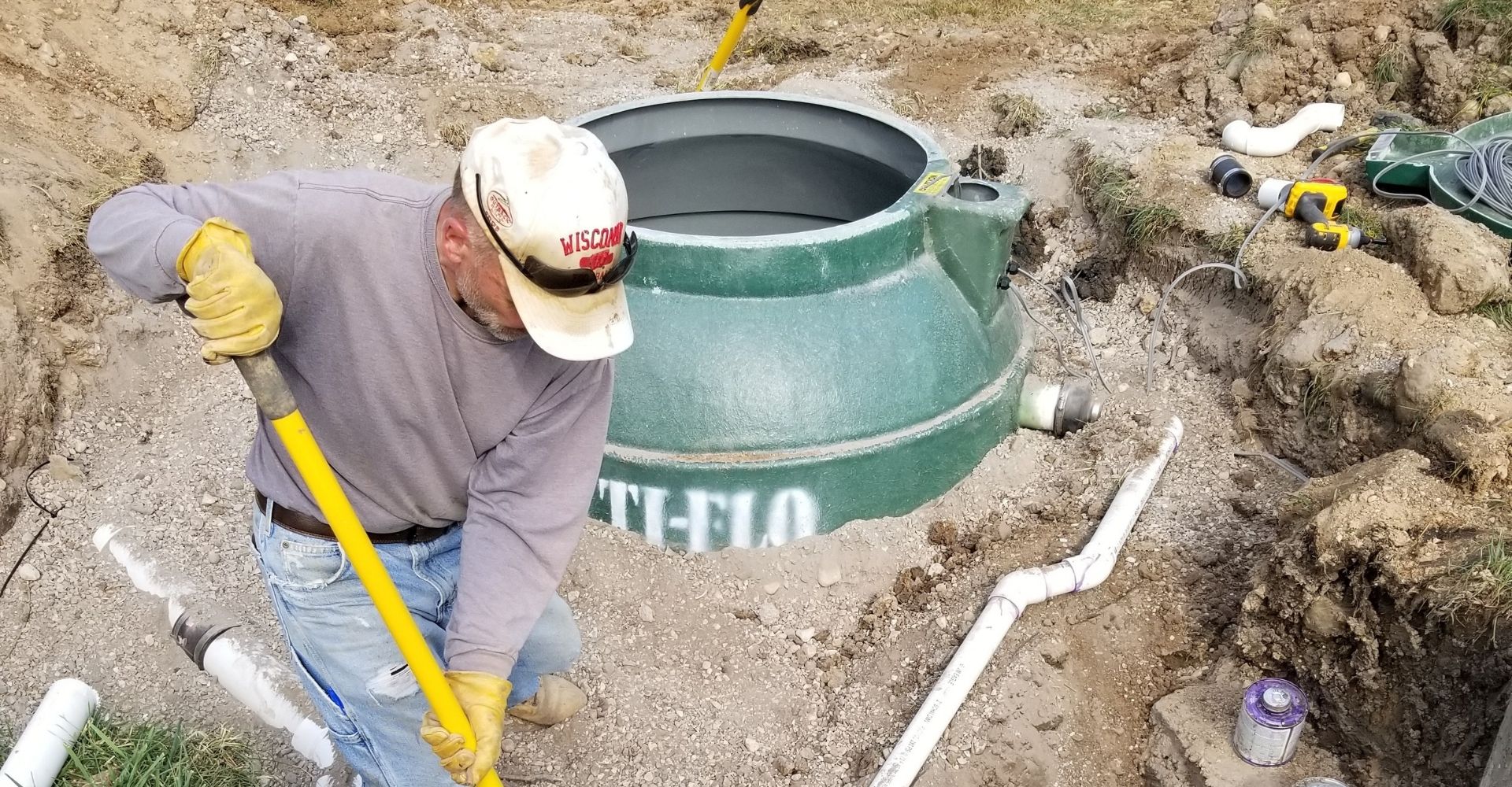 Digging around wastewater treatment